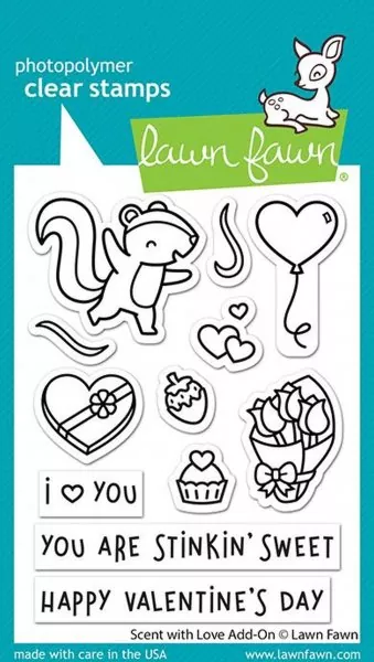 Scent with Love Add-on Clear Stamps Lawn Fawn