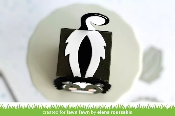 Tiny Gift Box Skunk AddOn Dies Lawn Cuts Lawn Fawn 2