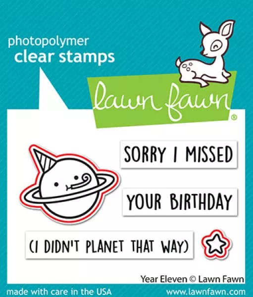 LF2787 YearTen Clear Stamps Stempel Lawn Fawn 1