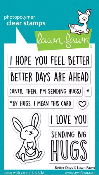 LF2790 Better Days Clear Stamps Stempel Lawn Fawn