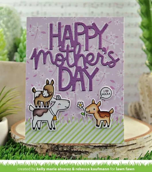 Giant Happy Mother's Day Dies Lawn Fawn 2