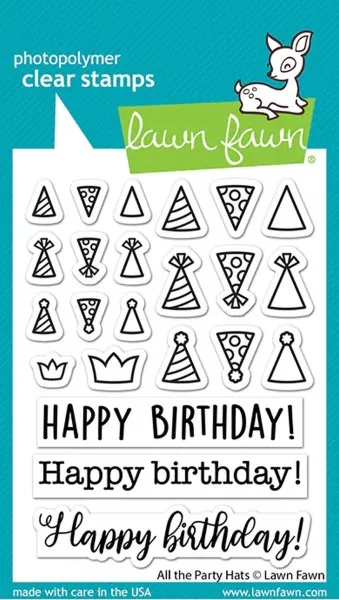 All The Party Hats Clear Stamps Lawn Fawn