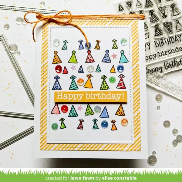 All The Party Hats Clear Stamps Lawn Fawn 2