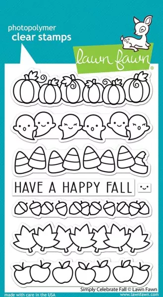 Simply Celebrate Fall Clear Stamps Lawn Fawn