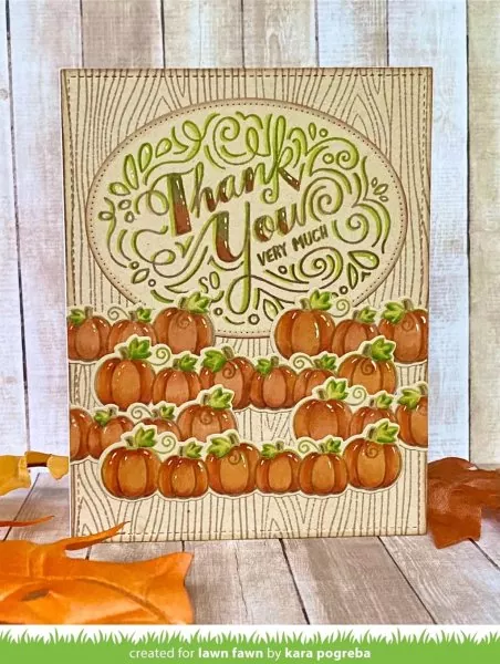Giant Thank You Messages Clear Stamps Lawn Fawn 2