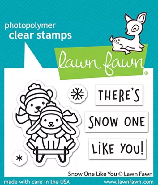 Snow One Like You Clear Stamps Lawn Fawn