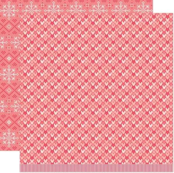 Knit Picky Winter Warm Beanie lawn fawn scrapbooking paper 1