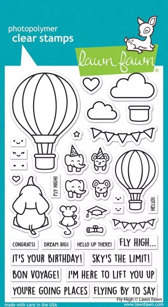 Fly High Clear Stamps Lawn Fawn