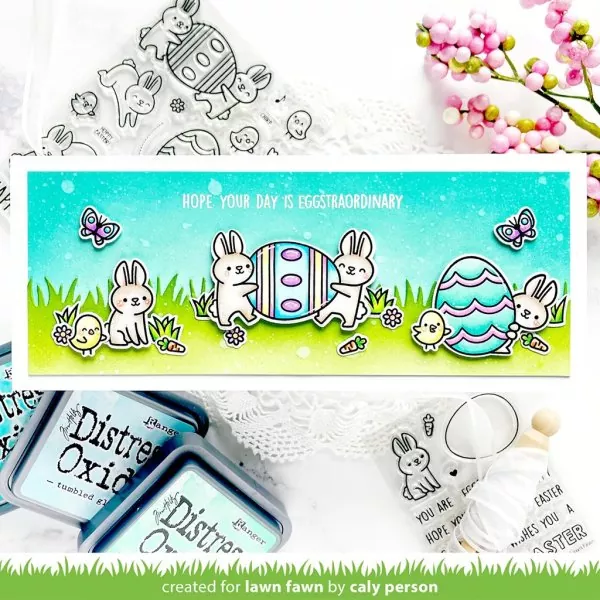 Eggstraordinary Easter Add-On Clear Stamps Lawn Fawn 2