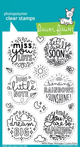 More Magic Messages Clear Stamps Lawn Fawn
