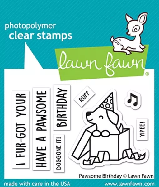 Pawsome Birthday Clear Stamps Lawn Fawn