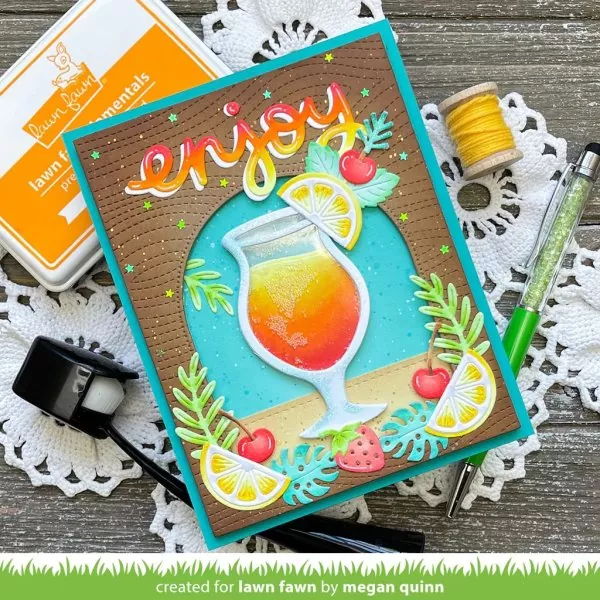 Build-A-Drink Cocktail Add-On Dies Lawn Fawn 1