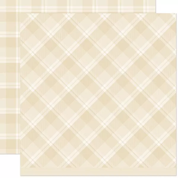 Favorite Flannel Eggnog lawn fawn scrapbooking paper 1