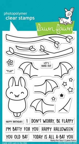 Batty For You Clear Stamps Lawn Fawn