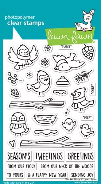 Winter Birds Clear Stamps Lawn Fawn