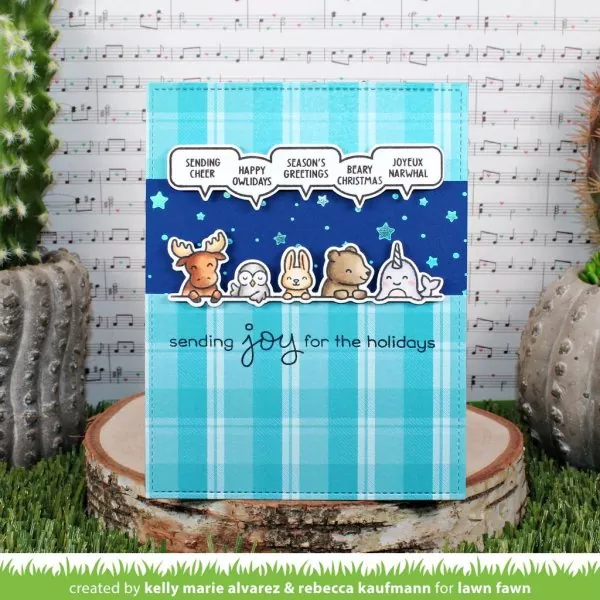 Simply Celebrate Winter Critters Clear Stamps Lawn Fawn 2