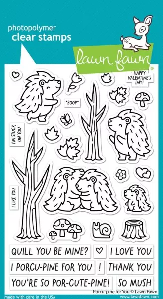 Porcupine for You Clear Stamps Lawn Fawn