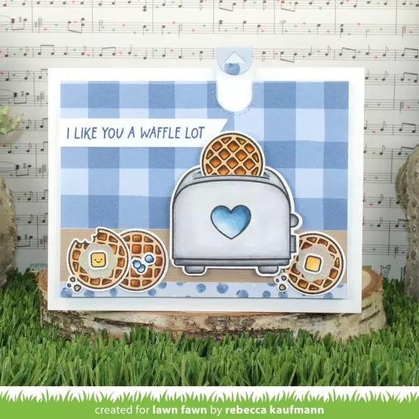 A Waffle Lot Clear Stamps Lawn Fawn 2