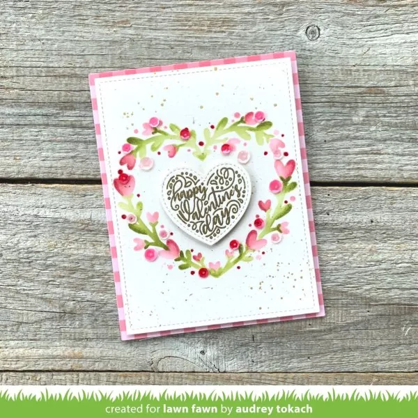 Magic Heart Messages Clear Stamps Lawn Fawn 1