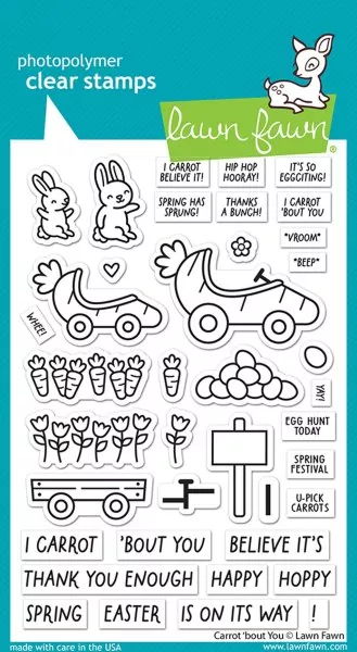 Carrot 'bout You Clear Stamps Lawn Fawn