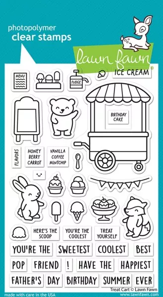 Treat Cart Clear Stamps Lawn Fawn