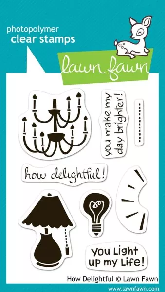 How Delightful Clear Stamps Lawn Fawn