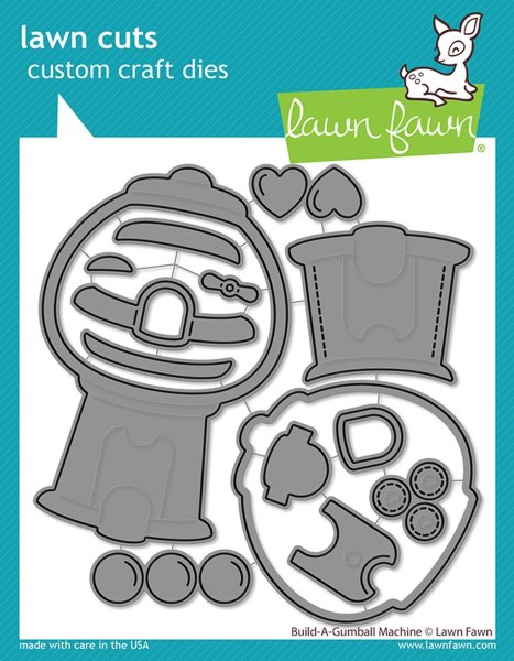 Build-a-Gumball Machine Dies Lawn Fawn