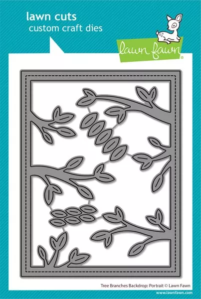 Tree Branches Backdrop: Portrait Dies Lawn Fawn