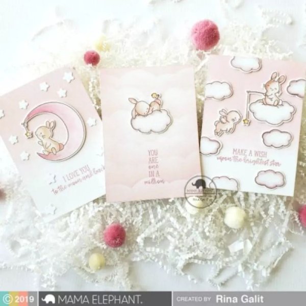 Wish Upon A Star Mama Elephant Stamp & Die Bundle 2