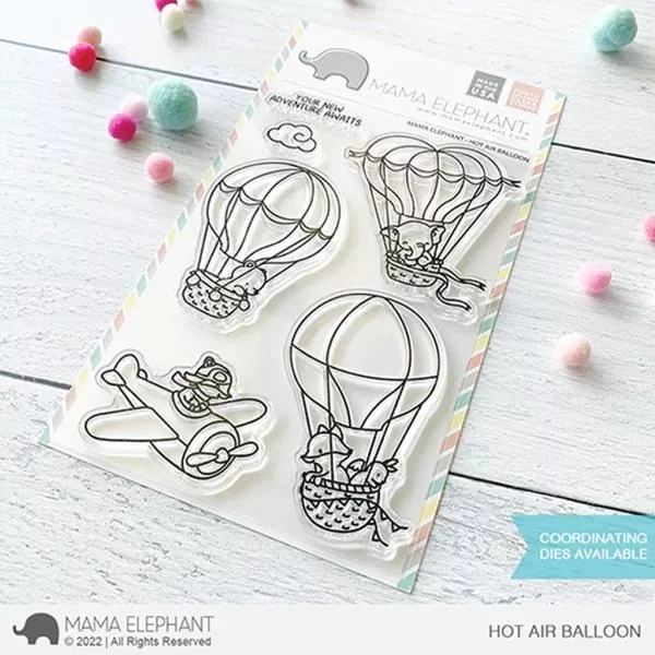 Hot Air Balloon Clear Stamps Mama Elephant