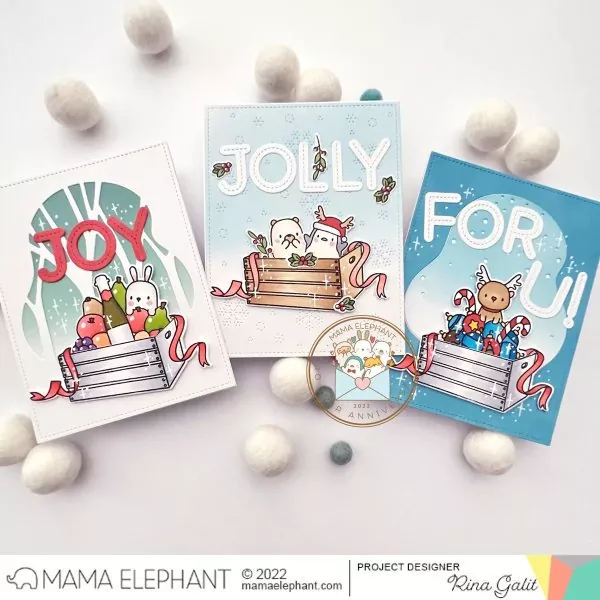 Gift Crate Clear Stamps Mama Elephant 1