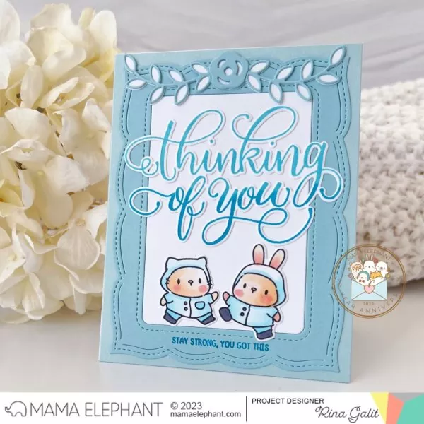 Thinking of You Clear Stamps Mama Elephant 1