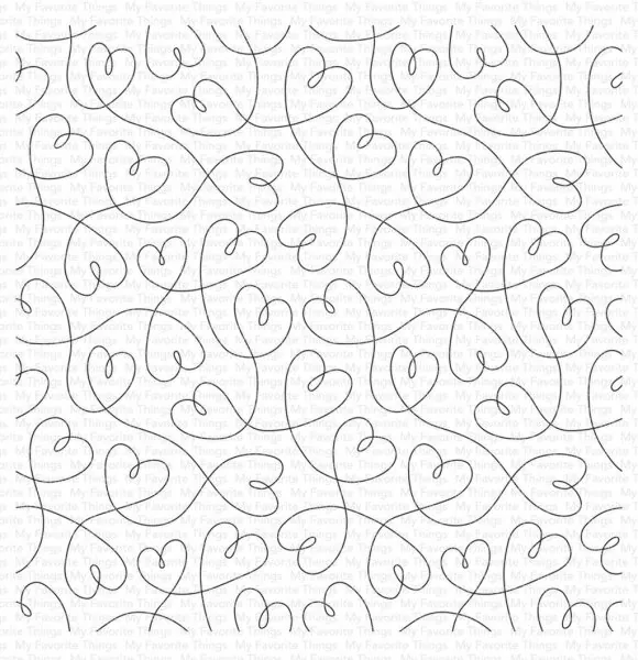 Never-Ending Love Background Background Rubber Stamp My Favorite Things