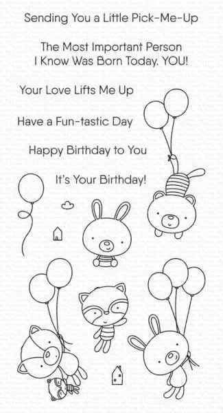 my favorite things Stamp & Die Bundle Balloon Besties