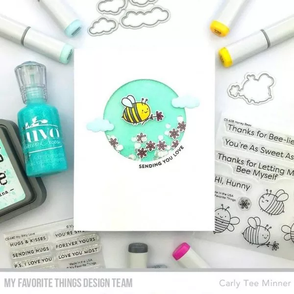 Honey Bees Clear Stamps My Favorite Things Project 2
