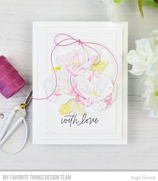Everyday Scripted Greetings Clear Stamps My Favorite Things Project 1