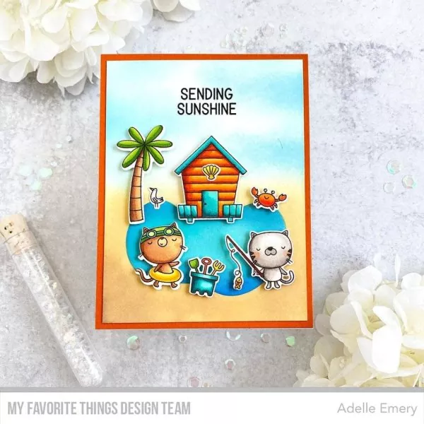 Sunny Rays Sentiments Clear Stamps My Favorite Things Project 2