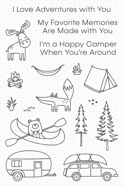 Happy Camper Clear Stamps My Favorite Things