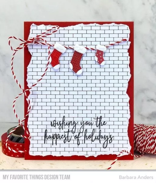 Inside & Out Christmas Greetings Clear Stamps My Favorite Things Project 2