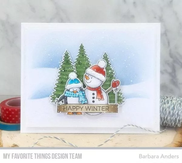 Coolest Friends Clear Stamps My Favorite Things Project 1