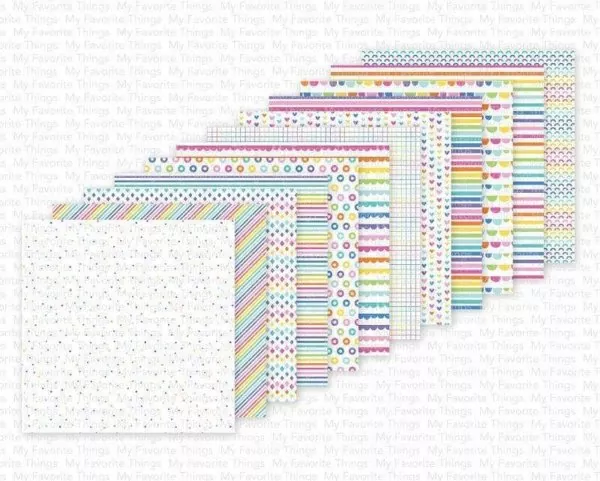 Rainbow Love Paper Pad 6x6 Inch My Favorite Things 1
