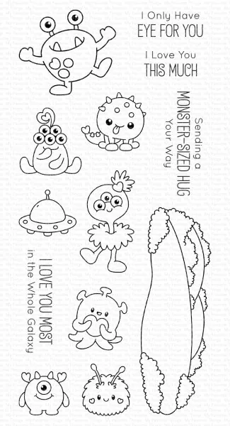Monster Love Clear Stamps My Favorite Things
