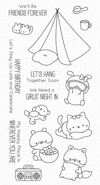 Girls' Night In Clear Stamps My Favorite Things