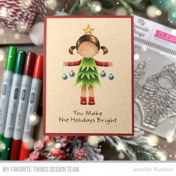 Bright Holidays clear stamps My Favorite Things 1