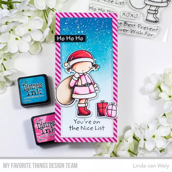 Christmas Sweetheart clear stamps My Favorite Things 2