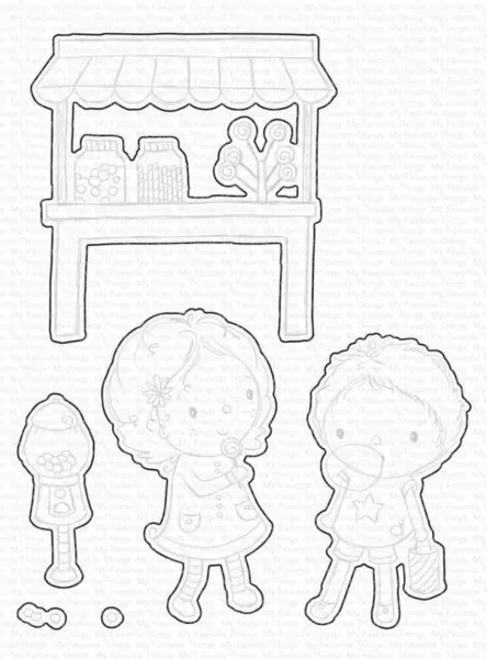 my favorite things Stamp & Die Bundle Sweet Shop 1