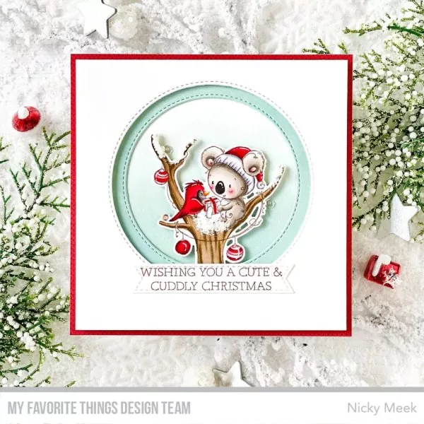 Cute & Cuddly Christmas Clear Stamps My Favorite Things Project 2