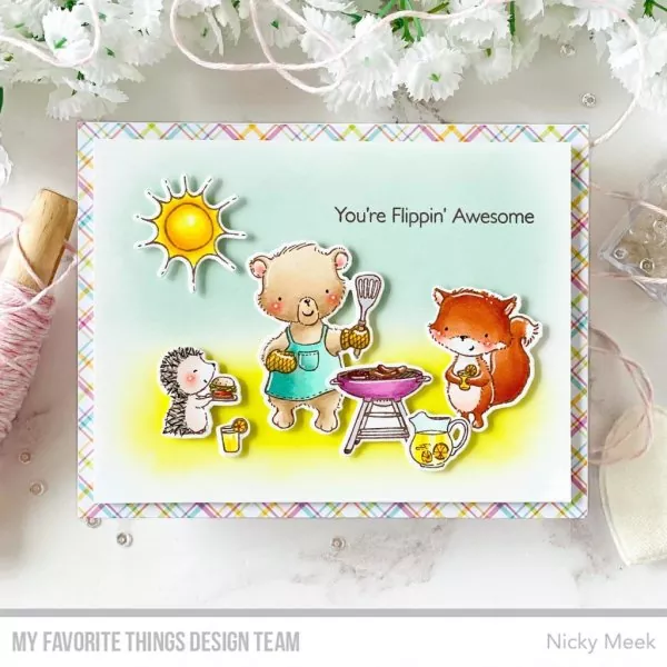 Backyard BBQ Clear Stamps My Favorite Things Stacey Yakula 2