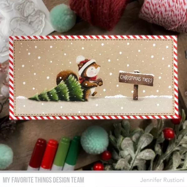Christmas Tree Farm Clear Stamps My Favorite Things Project 2