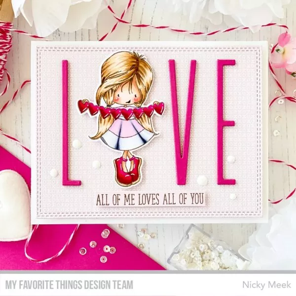 Sweetheart Clear Stamps My Favorite Things Project 1